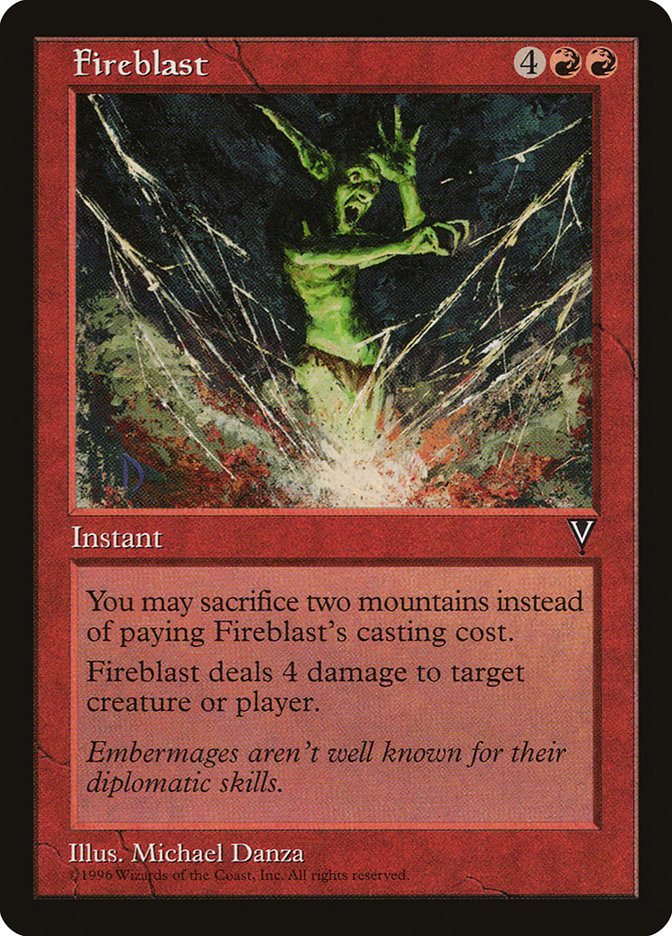 Fireblast [Visions] | Tables and Towers