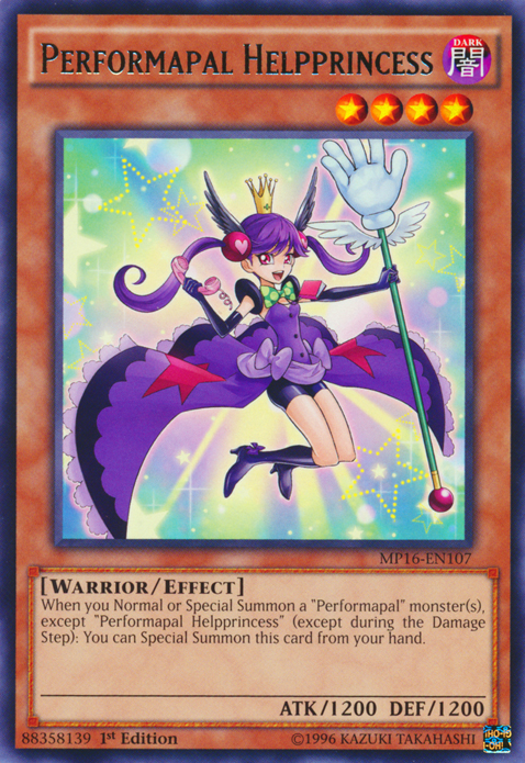 Performapal Helpprincess [MP16-EN107] Rare | Tables and Towers