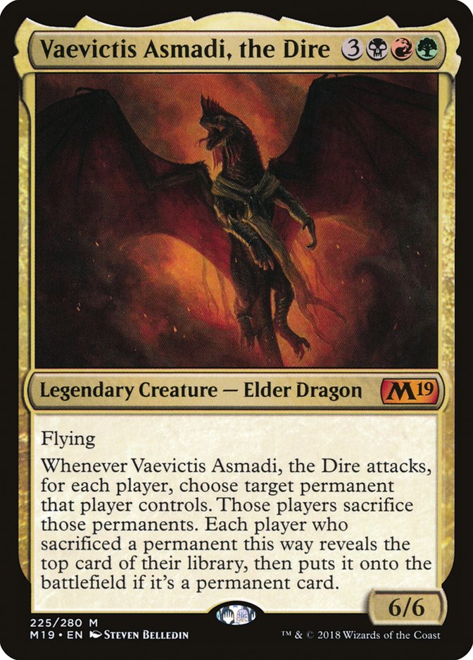 Vaevictis Asmadi, the Dire [Core Set 2019] | Tables and Towers