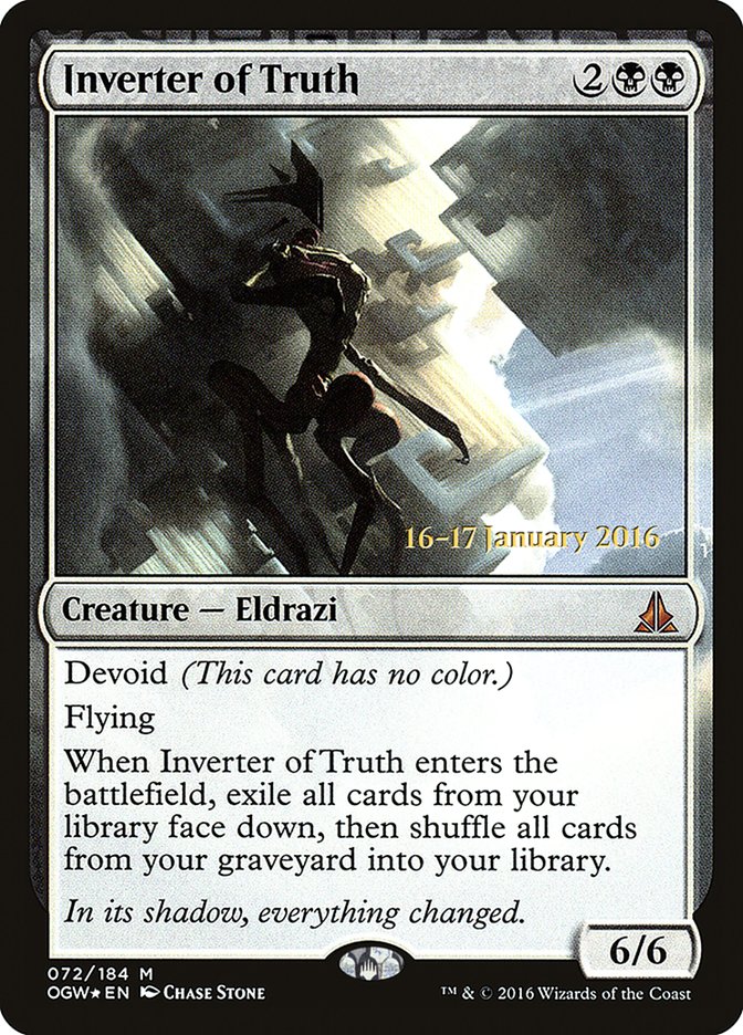 Inverter of Truth [Oath of the Gatewatch Prerelease Promos] | Tables and Towers