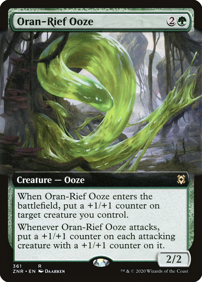 Oran-Rief Ooze (Extended Art) [Zendikar Rising] | Tables and Towers