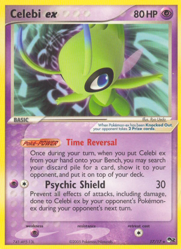 Celebi ex (17/17) [POP Series 2] | Tables and Towers