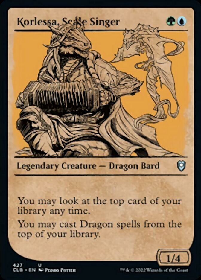 Korlessa, Scale Singer (Showcase) [Commander Legends: Battle for Baldur's Gate] | Tables and Towers