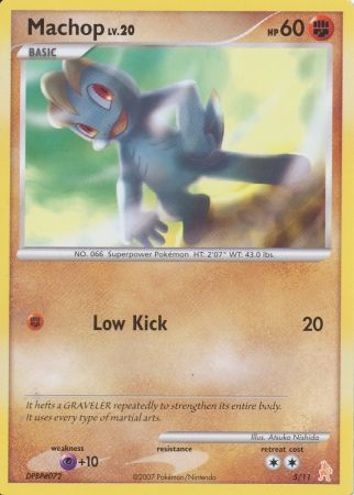 Machop (5/11) [Diamond & Pearl: Trainer Kit - Lucario] | Tables and Towers