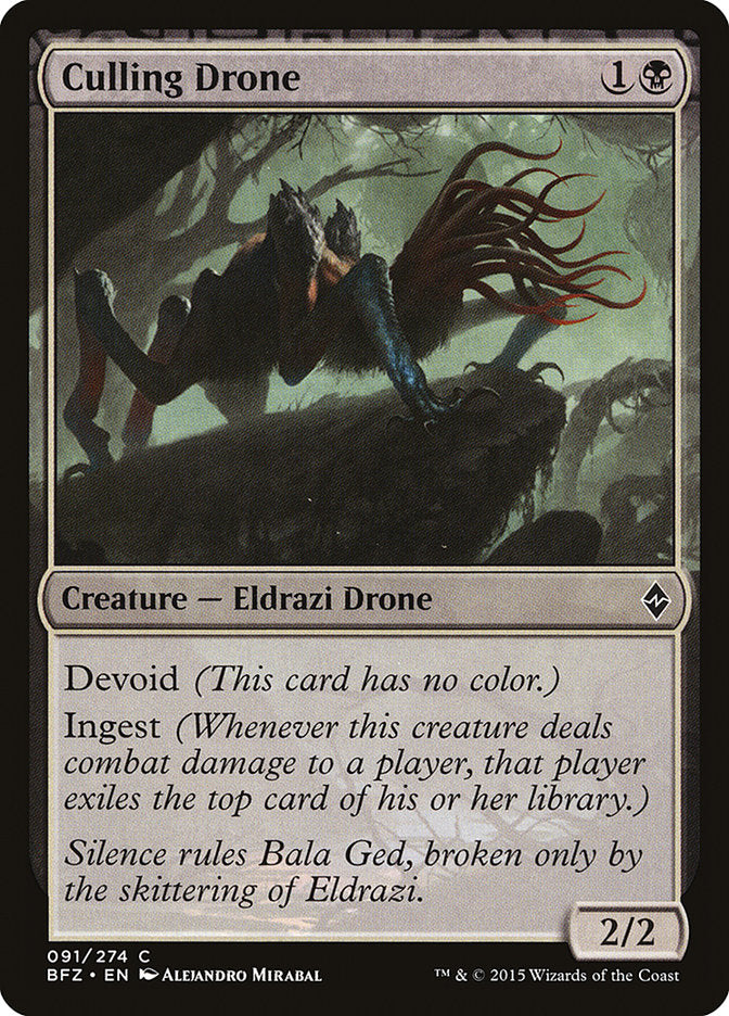 Culling Drone [Battle for Zendikar] | Tables and Towers