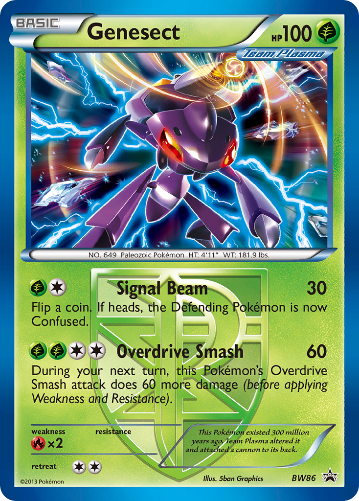 Genesect (BW86) (Team Plasma) [Black & White: Black Star Promos] | Tables and Towers