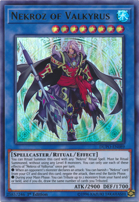 Nekroz of Valkyrus [DUPO-EN089] Ultra Rare | Tables and Towers