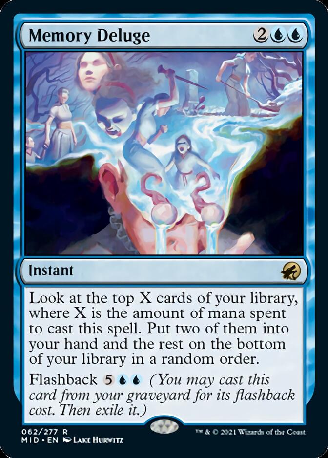 Memory Deluge [Innistrad: Midnight Hunt] | Tables and Towers