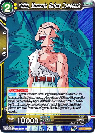 Krillin, Moments Before Comeback (BT11-097) [Vermilion Bloodline] | Tables and Towers