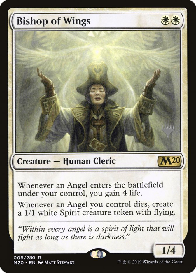 Bishop of Wings (Promo Pack) [Core Set 2020 Promos] | Tables and Towers