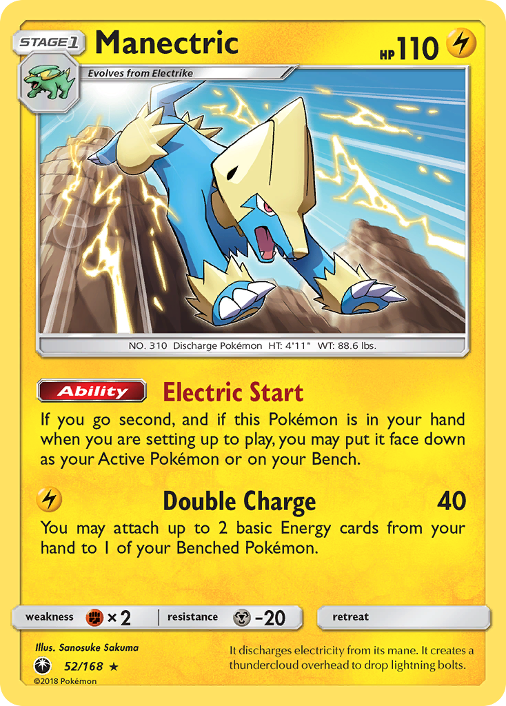 Manectric (52/168) [Sun & Moon: Celestial Storm] | Tables and Towers