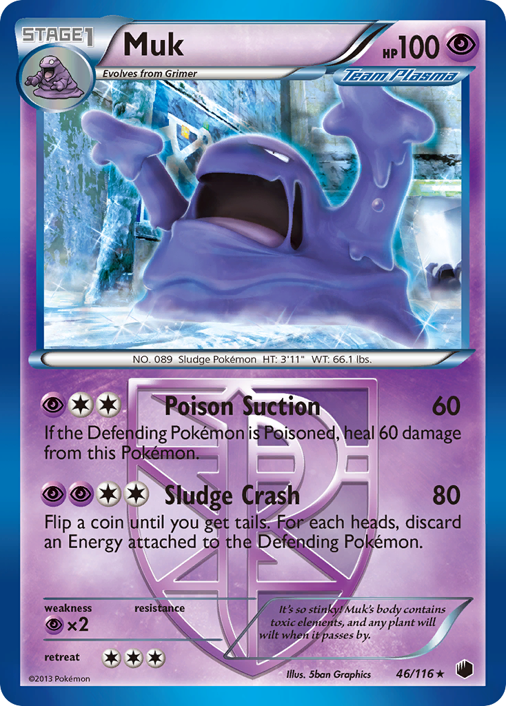 Muk (46/116) [Black & White: Plasma Freeze] | Tables and Towers