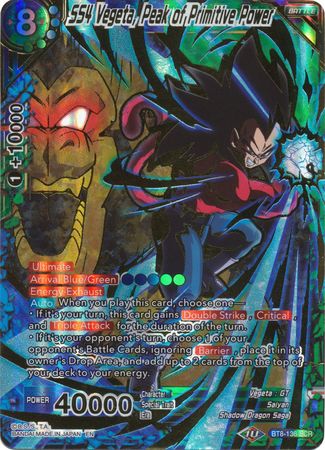 SS4 Vegeta, Peak of Primitive Power (BT8-136) [Malicious Machinations] | Tables and Towers