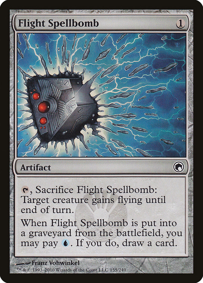 Flight Spellbomb [Scars of Mirrodin] | Tables and Towers