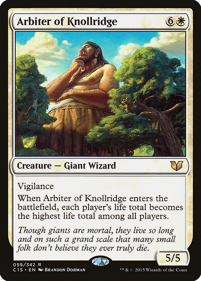 Arbiter of Knollridge [Commander 2015] | Tables and Towers