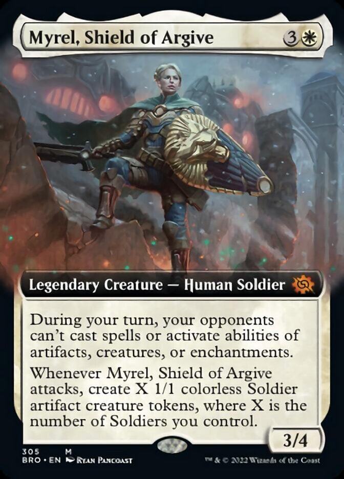 Myrel, Shield of Argive (Extended Art) [The Brothers' War] | Tables and Towers