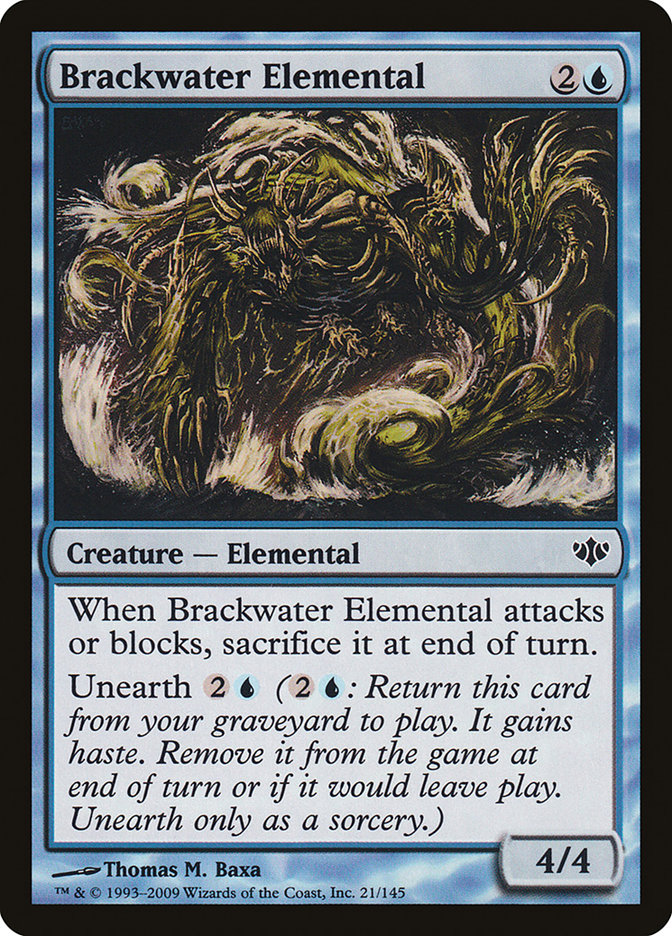 Brackwater Elemental [Conflux] | Tables and Towers