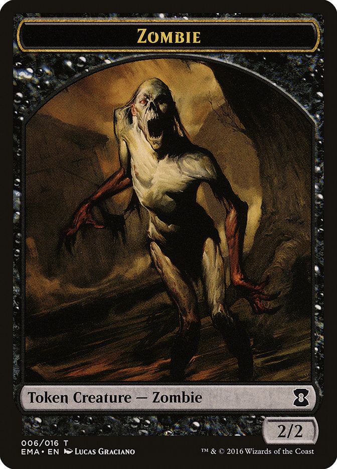 Zombie Token [Eternal Masters Tokens] | Tables and Towers