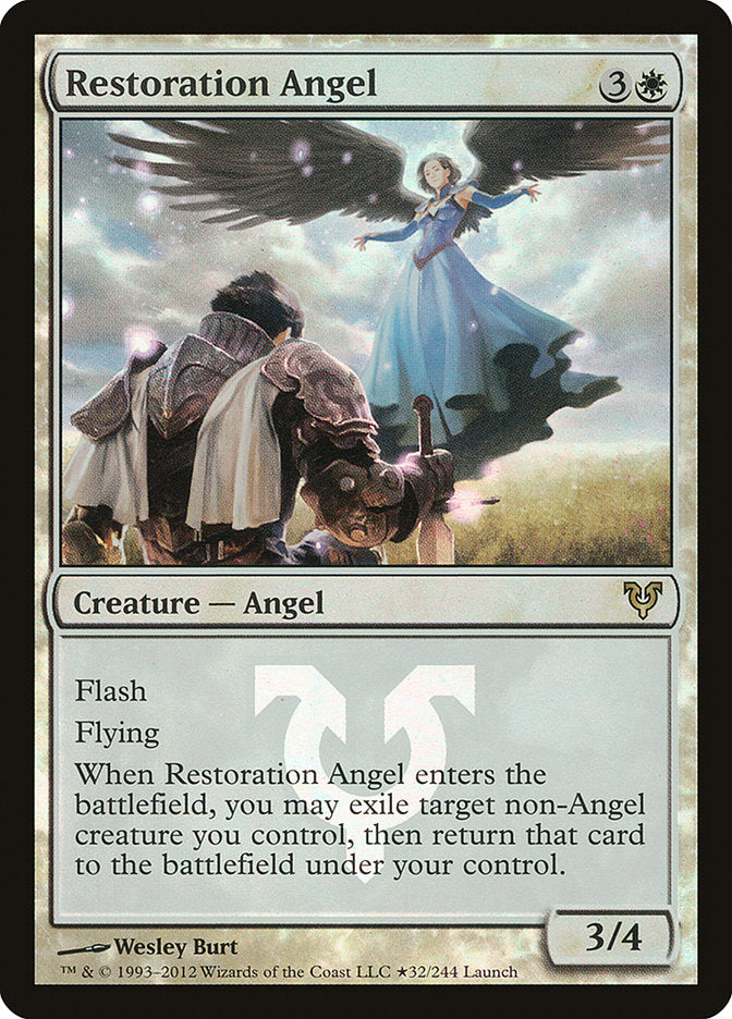 Restoration Angel (Launch) [Avacyn Restored Prerelease Promos] | Tables and Towers