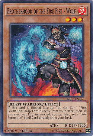 Brotherhood of the Fire Fist - Wolf [MP14-EN012] Common | Tables and Towers