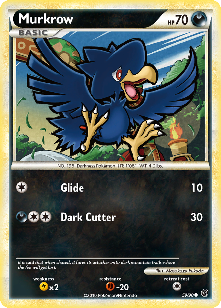 Murkrow (59/90) [HeartGold & SoulSilver: Undaunted] | Tables and Towers