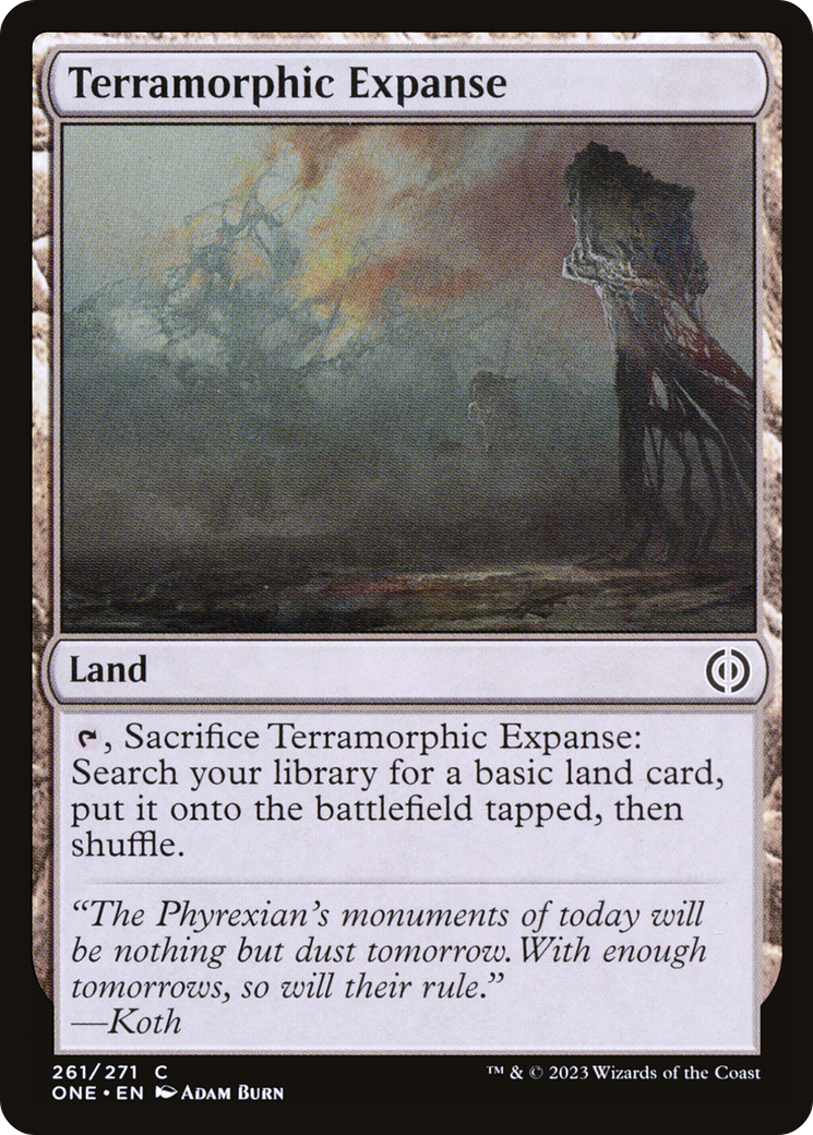 Terramorphic Expanse [Phyrexia: All Will Be One] | Tables and Towers