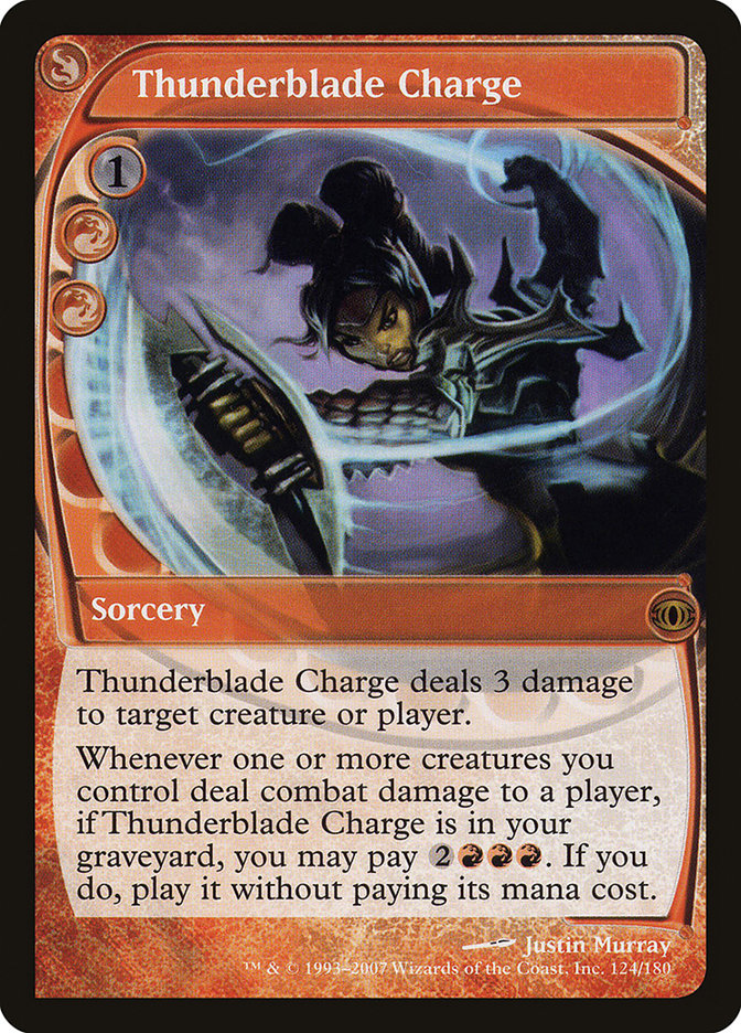 Thunderblade Charge [Future Sight] | Tables and Towers