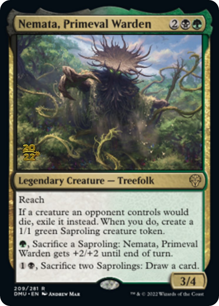 Nemata, Primeval Warden [Dominaria United Prerelease Promos] | Tables and Towers