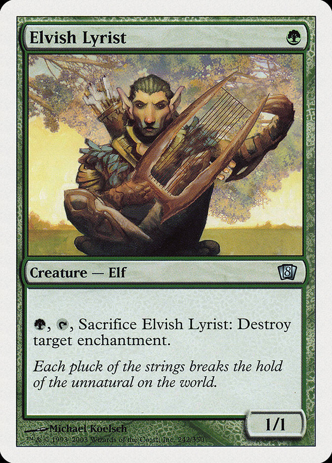 Elvish Lyrist [Eighth Edition] | Tables and Towers