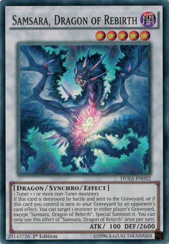 Samsara, Dragon of Rebirth [DUEA-EN052] Super Rare | Tables and Towers