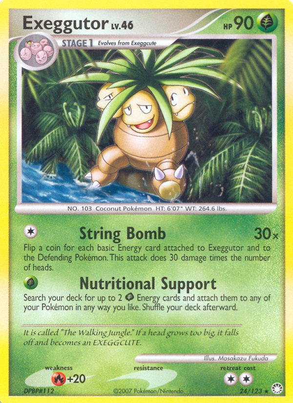 Exeggutor (24/123) [Diamond & Pearl: Mysterious Treasures] | Tables and Towers