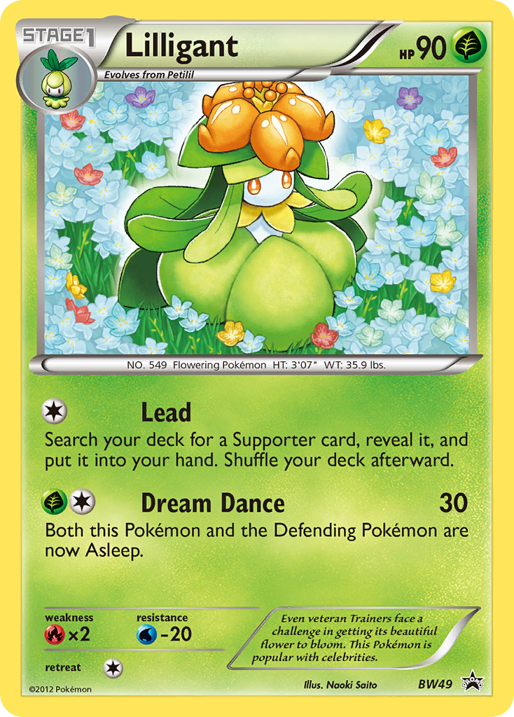 Lilligant (BW49) [Black & White: Black Star Promos] | Tables and Towers