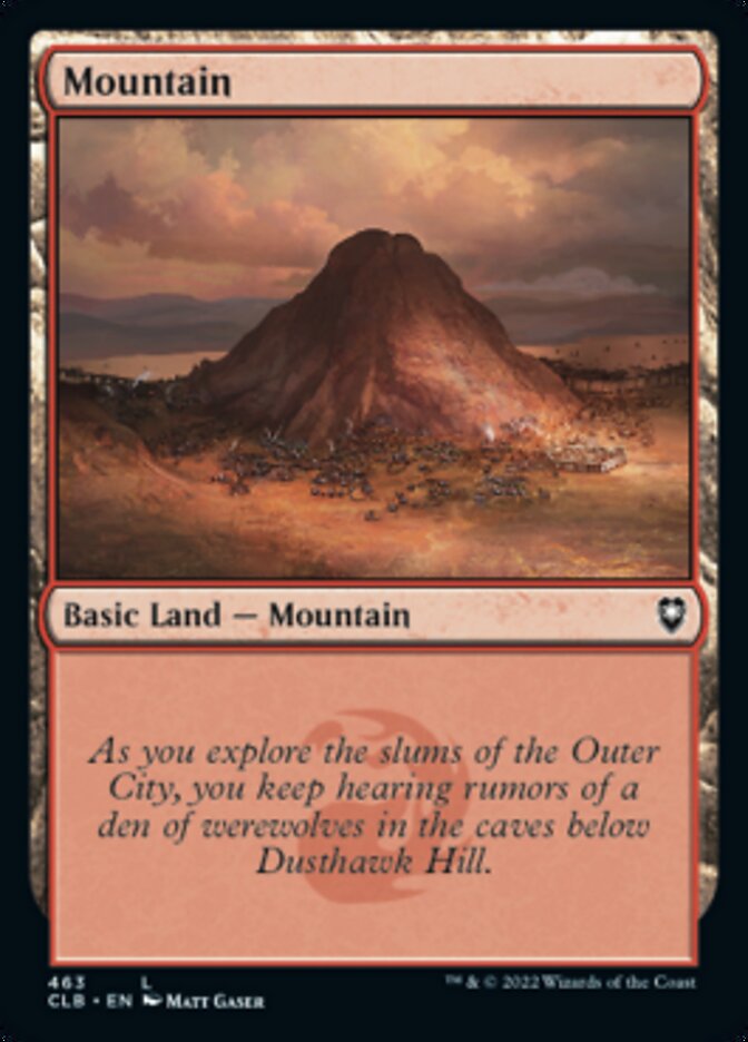 Mountain (463) [Commander Legends: Battle for Baldur's Gate] | Tables and Towers