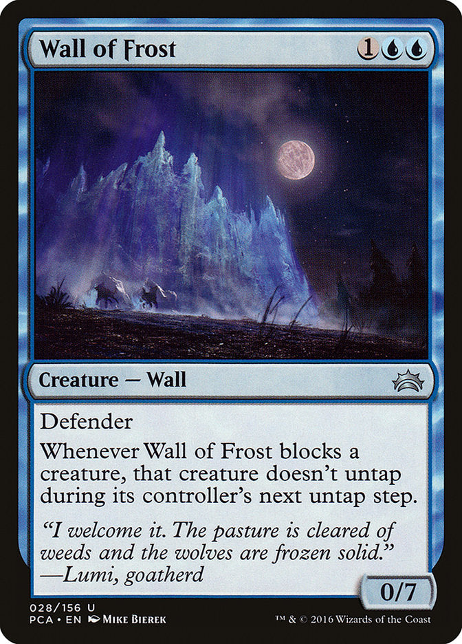 Wall of Frost [Planechase Anthology] | Tables and Towers