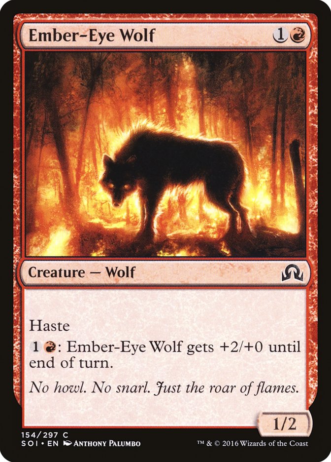 Ember-Eye Wolf [Shadows over Innistrad] | Tables and Towers