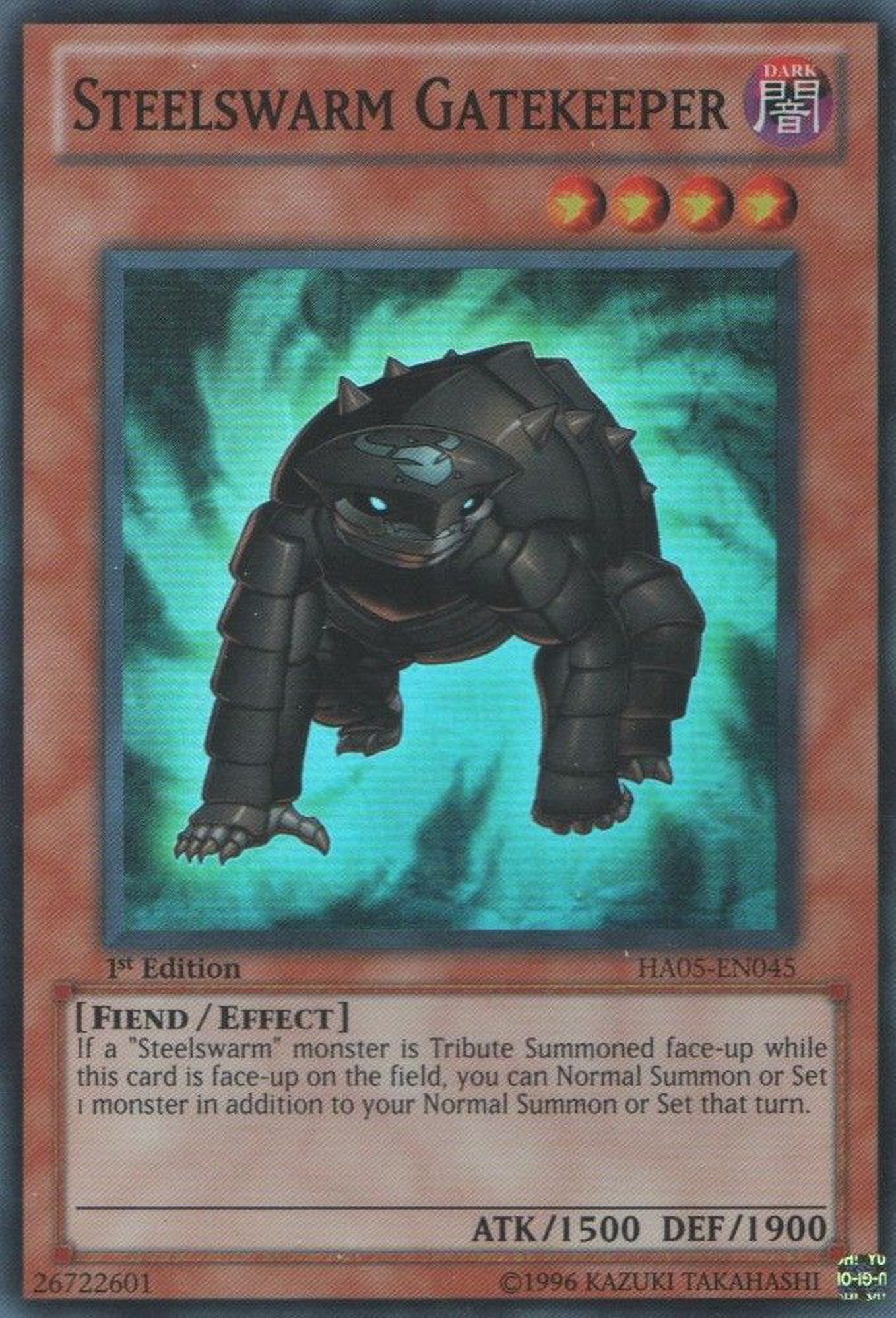 Steelswarm Gatekeeper [HA05-EN045] Super Rare | Tables and Towers