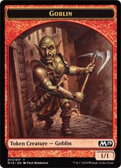 Goblin // Thopter Double-Sided Token (Game Night) [Core Set 2019 Tokens] | Tables and Towers