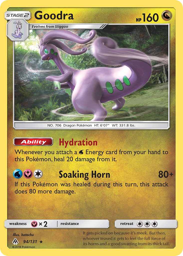 Goodra (94/131) [Sun & Moon: Forbidden Light] | Tables and Towers