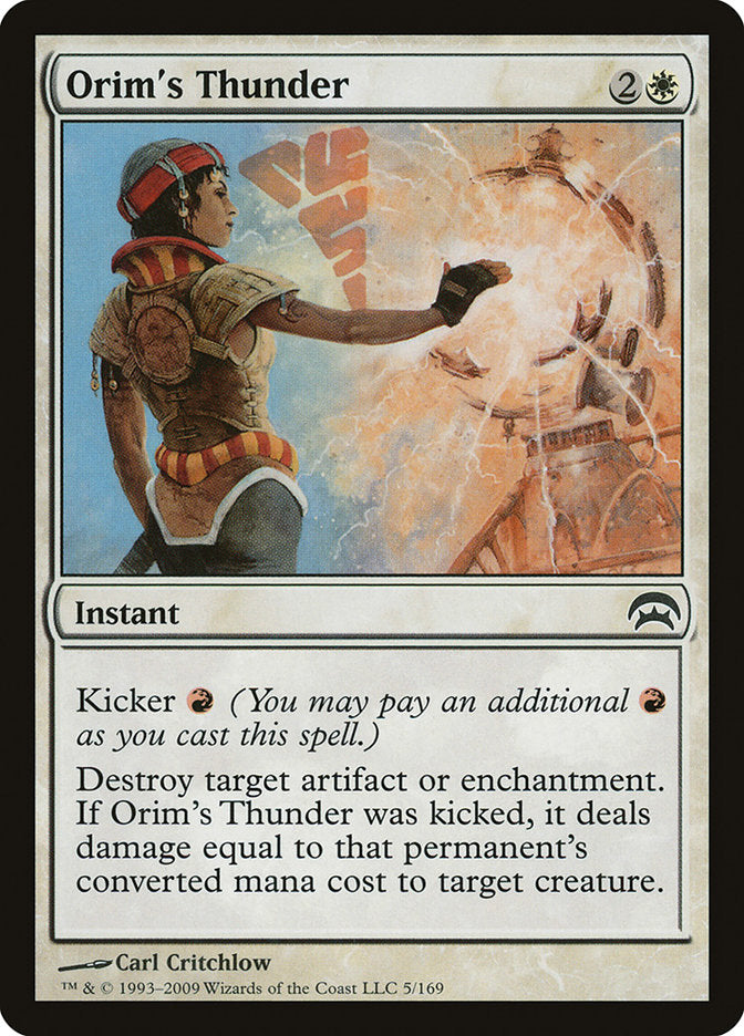 Orim's Thunder [Planechase] | Tables and Towers