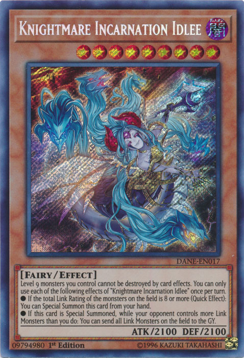 Knightmare Incarnation Idlee [DANE-EN017] Secret Rare | Tables and Towers