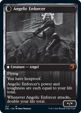 Enduring Angel // Angelic Enforcer [Innistrad: Double Feature] | Tables and Towers