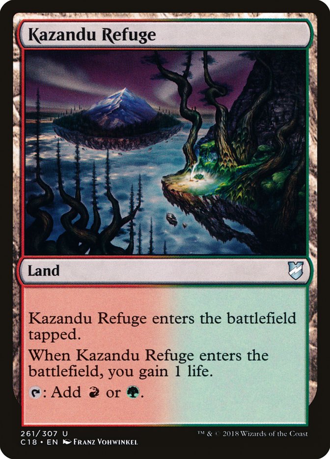 Kazandu Refuge [Commander 2018] | Tables and Towers