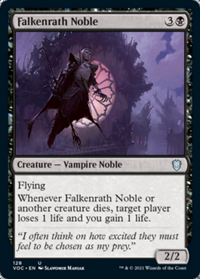 Falkenrath Noble [Innistrad: Crimson Vow Commander] | Tables and Towers