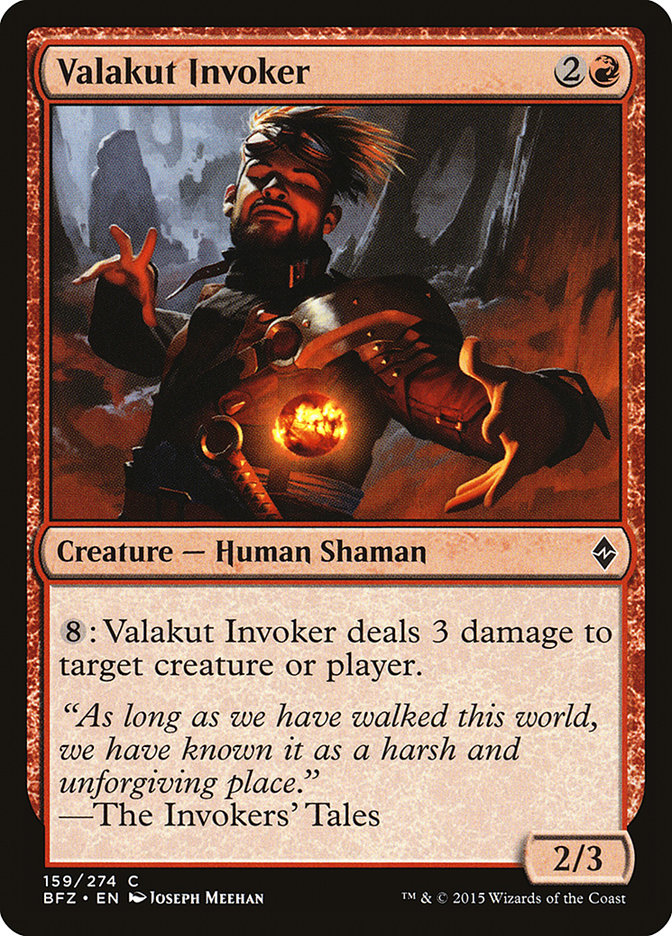 Valakut Invoker [Battle for Zendikar] | Tables and Towers