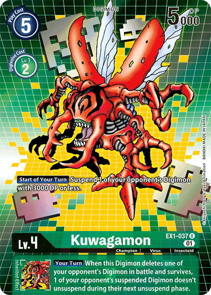 Kuwagamon [EX1-037] (Alternate Art) [Classic Collection] | Tables and Towers