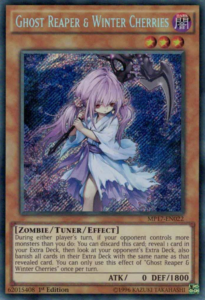 Ghost Reaper & Winter Cherries [MP17-EN022] Secret Rare | Tables and Towers