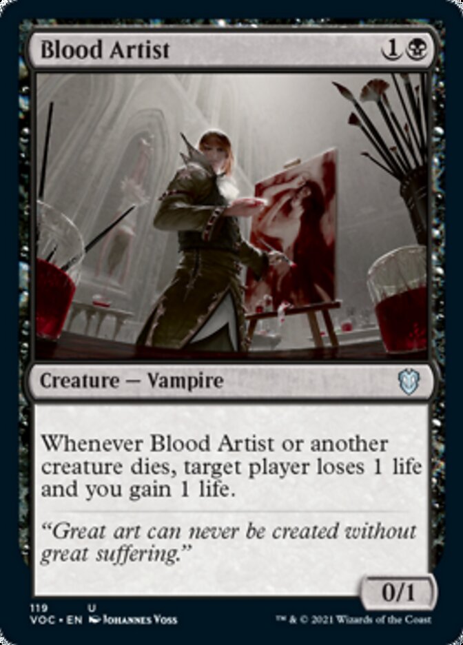 Blood Artist [Innistrad: Crimson Vow Commander] | Tables and Towers