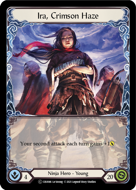 Ira, Crimson Haze [U-CRU046] (Crucible of War Unlimited)  Unlimited Rainbow Foil | Tables and Towers