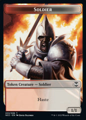 Soldier (33) // Devil Double-Sided Token [Streets of New Capenna Commander Tokens] | Tables and Towers