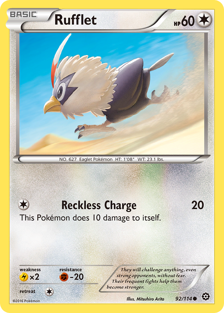 Rufflet (92/114) [XY: Steam Siege] | Tables and Towers